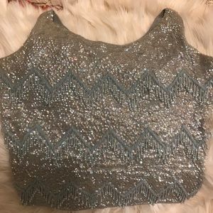 Vintage beaded top
